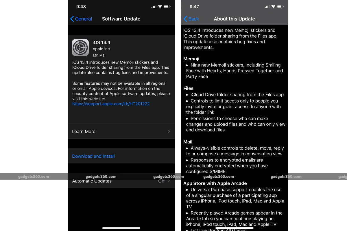 ios 13 4 update gadgets 360 iOS 13.4  iOS