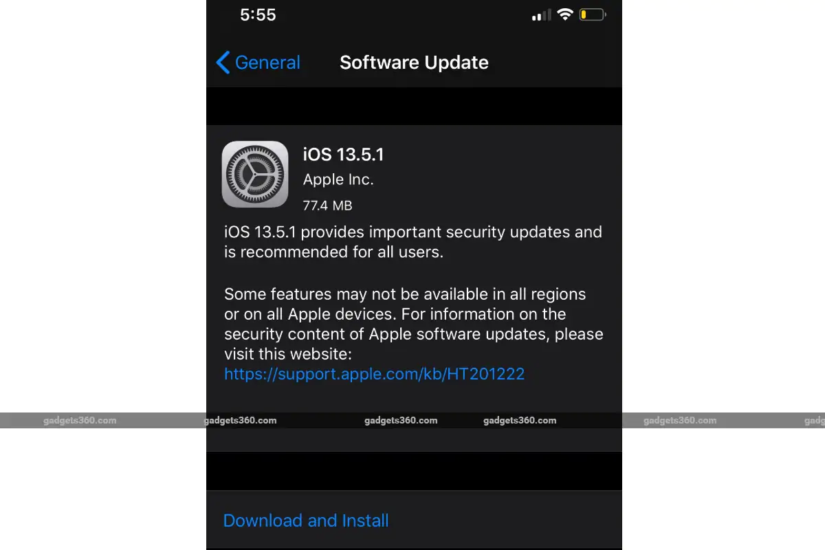 iOS 13.5.1, iPadOS 13.5.1, watchOS 6.2.6 Released to Fix Jailbreak Issue