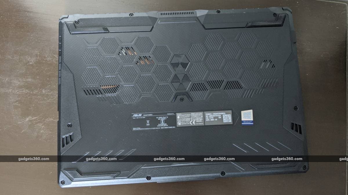 asus tuf gaming a15 bottom ndtv tuf