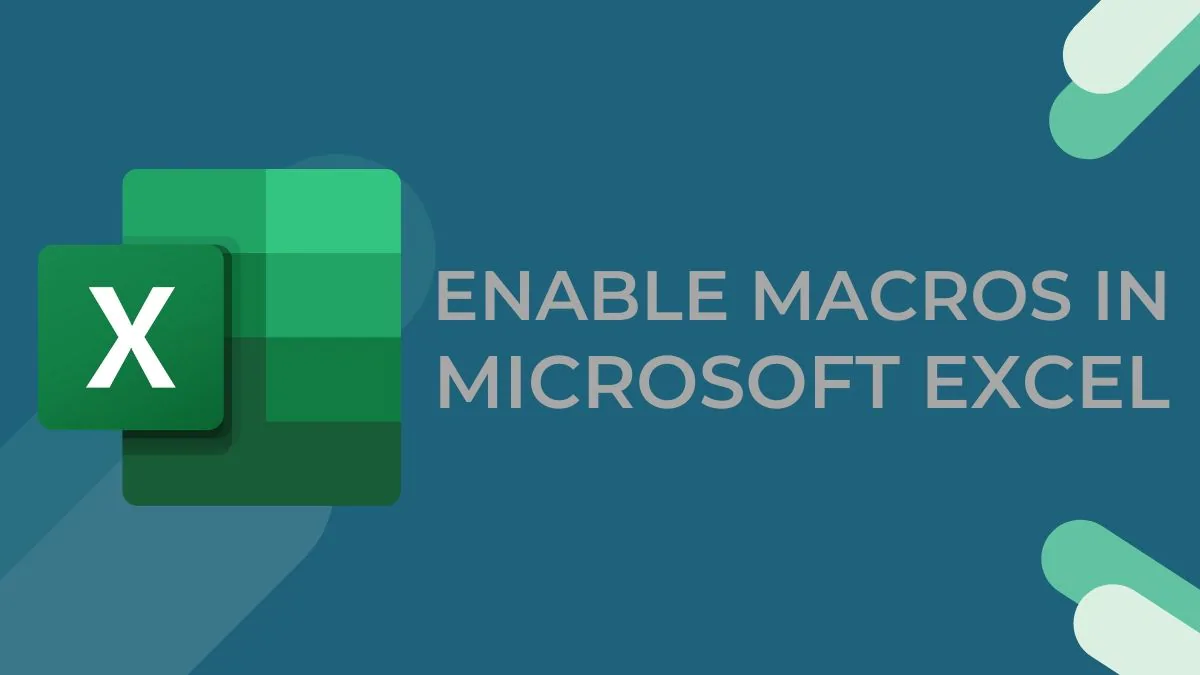 How to Enable Macros in Microsoft Excel