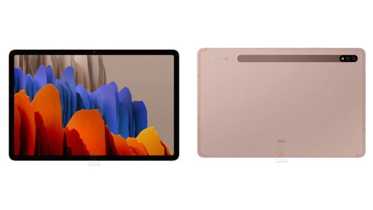 Samsung Galaxy Tab S7, Samsung Galaxy Tab S7+ Specifications and Renders Leaked Ahead of Launch
