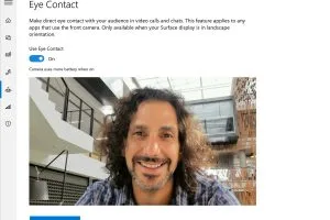 Microsoft's latest Windows beta connects with Eye Contact