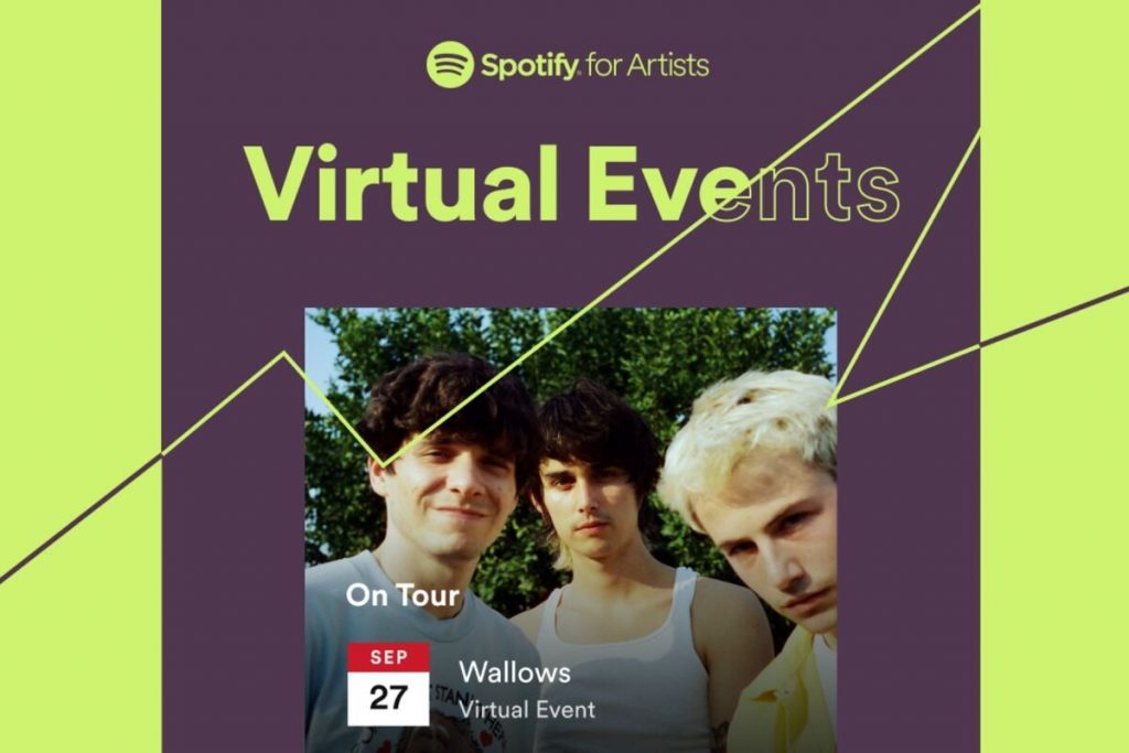 Spotify now lists virtual concerts by your favorite artists