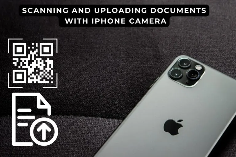 A Simple Guide to Scanning and Uploading Important Documents with Your iPhone Camera